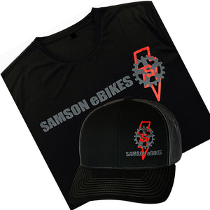 Samson Logo TShirt & Samson Logo Trucker's Hat Combo